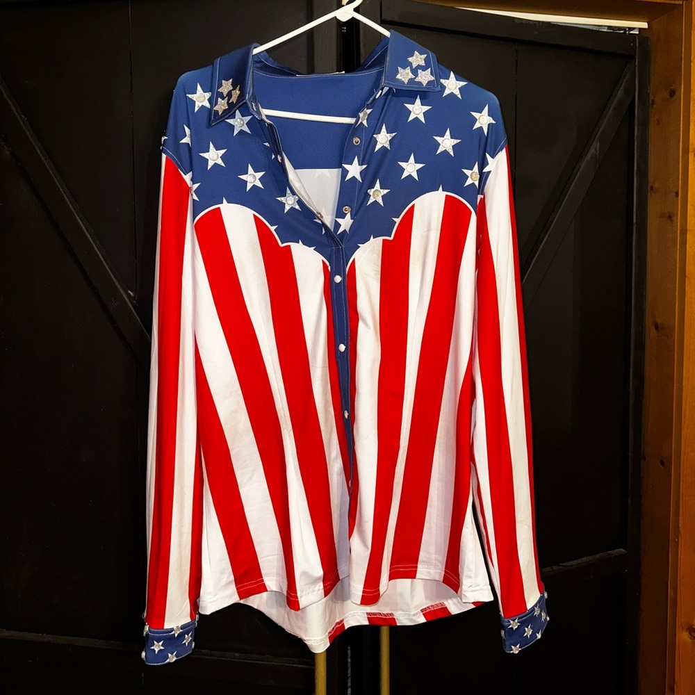Ranch Dressn American Flag shirt